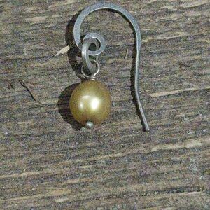 Single Silpada Copper Pearl Earring | W1431